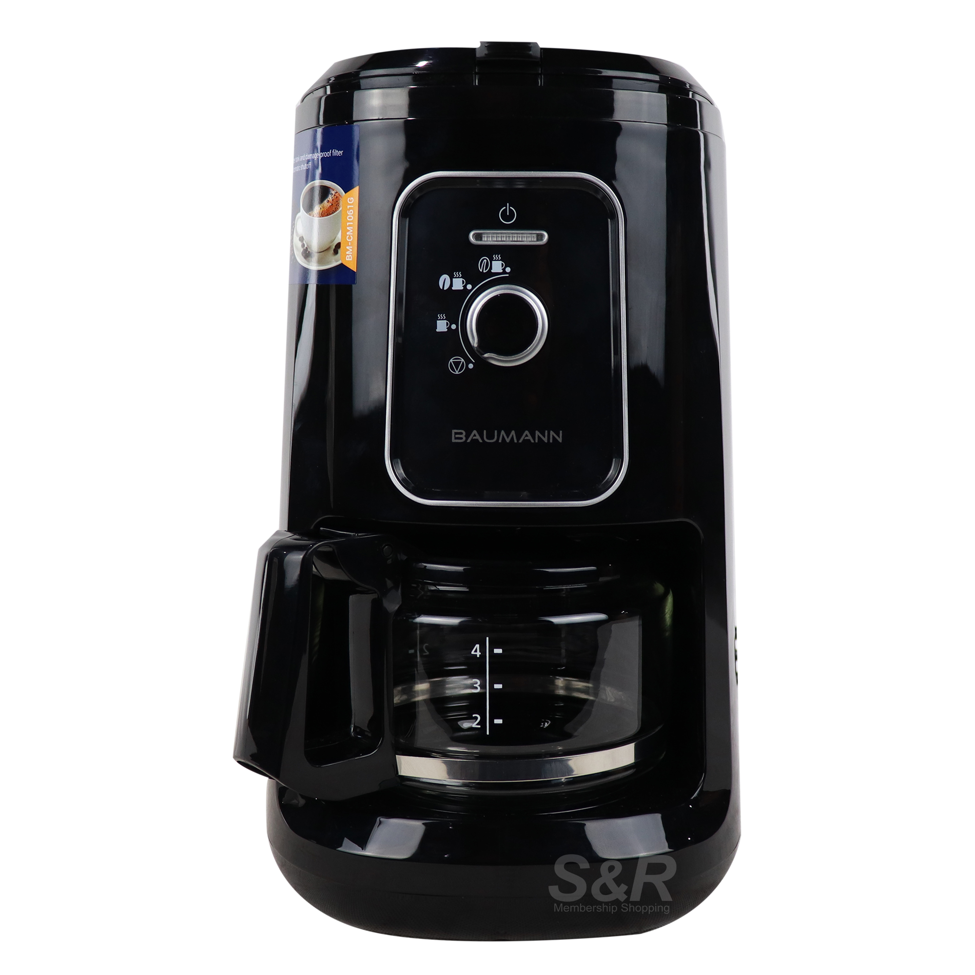 Baumann Living Grind and Brew Coffee Maker BM-CM1061G